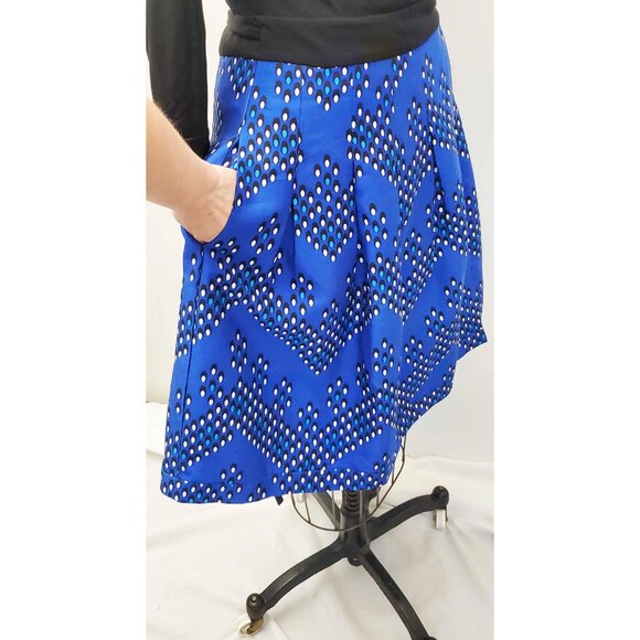 Diane Von Furstenberg DVF Womens Blue Black Jewel Wrap Dress 6 - Picture 9 of 11